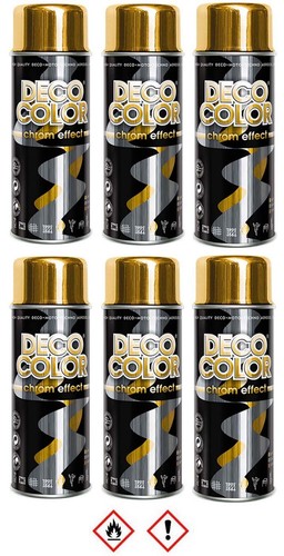 Stück 400ml gold - , chromspray
