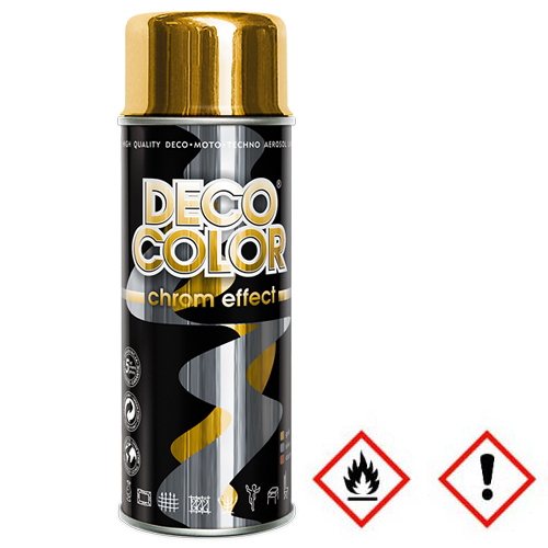 Stück 400ml gold chromspray - stück,